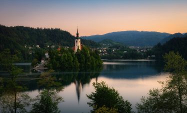 Lake Bled, Cycling cross the Alps to the Slovenian Coast