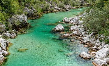 Soča river, Cycling cross the Alps to the Slovenian Coast Slovenia cycling trips
