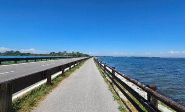 Cycling towards Grado